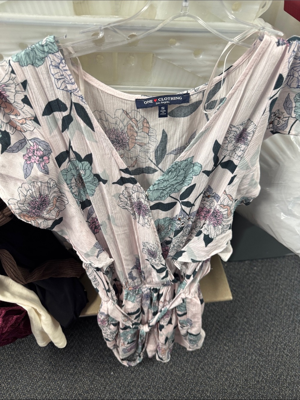 One clothing floral romper S // 070119
